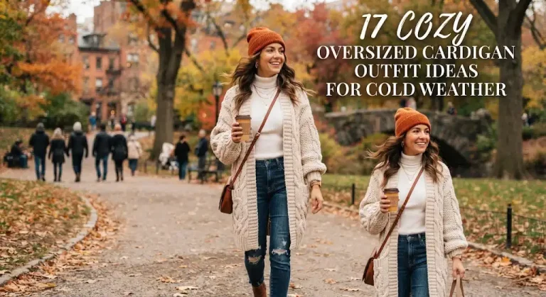 17 Cozy Oversized Cardigan Outfit Ideas for Cold Weather