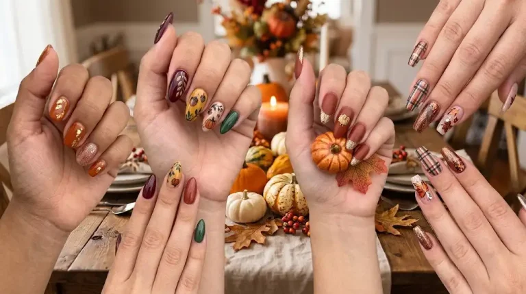 17 Festive Thanksgiving Nail Ideas That Look Stunning on Every Shape