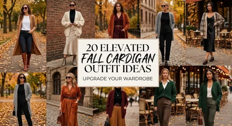 20 Elevated Fall Cardigan Outfit Ideas to Upgrade Your Wardrobe
