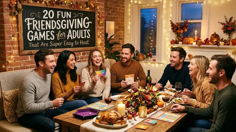 20 Fun Friendsgiving Games for Adults That Are Super Easy to Host