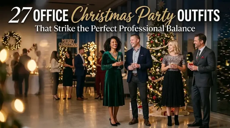 27 Office Christmas Party Outfits That Strike the Perfect Professional Balance