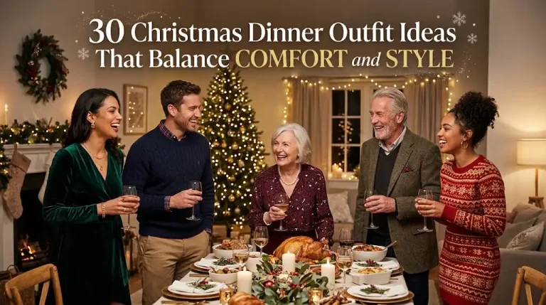 30 Christmas Dinner Outfit Ideas That Balance Comfort and Style