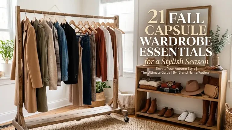 21 Fall Capsule Wardrobe Essentials for a Stylish Season